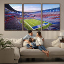 Buffalo Bills Football Team Print Canvas - Buffalo Highmark by MyGreatCanvas | Canvas Wall Art Prints | Photo Prints & Wall Decor