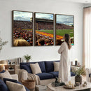 Central Michigan University Chippewas Football Team Print -