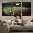Miami Hurricanes Football Team Print Canvas- Miami Hard Rock