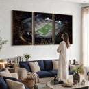 Michigan State Spartans Football Team Print - East Lansing