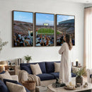 Michigan State Spartans Football Team Art Print - East