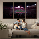 Ohio State University Buckeyes Football Team Print - by MyGreatCanvas | Canvas Wall Art Prints | Photo Prints & Wall Decor
