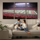 Rutgers University Scarlet Knights Football Team Print - by MyGreatCanvas | Canvas Wall Art Prints | Photo Prints & Wall Decor
