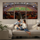 Syracuse University Orange Football Canvas Print, Football