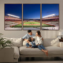Rutgers Scarlet Knights Football Team Print - Piscataway SHI by MyGreatCanvas | Canvas Wall Art Prints | Photo Prints & Wall Decor