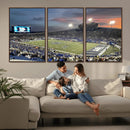 Memphis Tigers Football Team Print - Memphis Simmons Bank