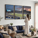 Memphis Tigers Football Team Print - Memphis Simmons Bank