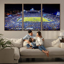 University of Memphis Tigers Football Team Print - Memphis by MyGreatCanvas | Canvas Wall Art Prints | Photo Prints & Wall Decor