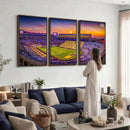 The Louisiana State University Tigers Football Team Print -