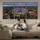 The Louisiana State University Tigers Football Team Print -
