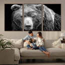 399 Grizzly Bear Canvas Print | Ready to Hang Wall Art |
