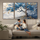 Abstract Tree Painting Canvas Wall Art | Tree of Life