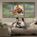 Heartwarming Fox and Baby Cub Wall Art | Ready to Hang