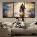 Jesus Walking on Water Wall Art | Ready to Hang Spiritual