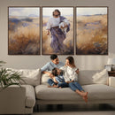 Jesus the Good Shepherd Wall Art Canvas Print - Lost Lamb