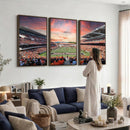 Oregon State Beavers Football Team Print - Corvallis Reser