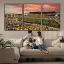 University of Wyoming Cowboys Football Team Print - Laramie by MyGreatCanvas | Canvas Wall Art Prints | Photo Prints & Wall Decor