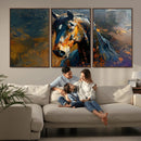 Abstract Horse Wall Art Canvas Print | Farmhouse Wall Decor by MyGreatCanvas | Canvas Wall Art Prints | Photo Prints & Wall Decor