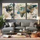 Framed Vintage World Map Wall Art – Abstract Map Canvas by MyGreatCanvas | Canvas Wall Art Prints | Photo Prints & Wall Decor