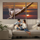 Old War Plane Wall Art Canvas Print by MyGreatCanvas | Canvas Wall Art Prints | Photo Prints & Wall Decor