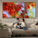 Red Leaves Autumn Forest Wall Art Canvas, Red Leaves Autumn by MyGreatCanvas | Canvas Wall Art Prints | Photo Prints & Wall Decor
