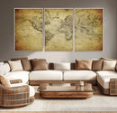 Push Pin World Map Canvas Print – Travel Tracker Wall Art by MyGreatCanvas | Canvas Wall Art Prints | Photo Prints & Wall Decor