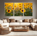 Sunflower Sunshine Wall Art Canvas Print by MyGreatCanvas | Canvas Wall Art Prints | Photo Prints & Wall Decor