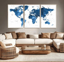 World Map Canvas Print – Framed Detailed Map of the World by MyGreatCanvas | Canvas Wall Art Prints | Photo Prints & Wall Decor