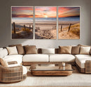Sunset on the Sea Wall Art Canvas Print by MyGreatCanvas | Canvas Wall Art Prints | Photo Prints & Wall Decor