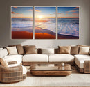 Ocean Beach Wall Art – Coastal Sunset Tropical Island by MyGreatCanvas | Canvas Wall Art Prints | Photo Prints & Wall Decor