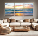 Coastal Wall Art - Vintage World Map Canvas Print with