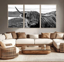 Longhorn Steer Canvas Print Wall Art, Highland Cow Canvas by MyGreatCanvas | Canvas Wall Art Prints | Photo Prints & Wall Decor