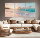 Beach Sunrise Wall Art, Coastal Seascape Canvas Print, Ocean by MyGreatCanvas | Canvas Wall Art Prints | Photo Prints & Wall Decor