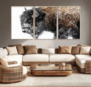 American Bison Wall Art Print – Majestic Buffalo Canvas