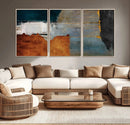 Modern Abstract Canvas Art Canvas Print - Framed and Ready