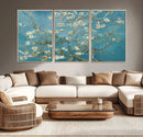 Vincent Van Gogh's Almond Blossom Abstract Wall Art Canvas,