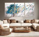 Tree Butterfly Abstract Tree and Butterfly Wall Art Canvas