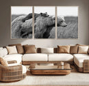 Bear and Cub Wall Art Canvas | 399 Bear Cub