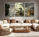 Pirate Ship War Wall Art Canvas Print by MyGreatCanvas | Canvas Wall Art Prints | Photo Prints & Wall Decor