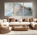 Large Abstract Marble Wall Art Canvas Print for Living Room by MyGreatCanvas | Canvas Wall Art Prints | Photo Prints & Wall Decor