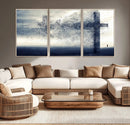 Jesus and the Fading Cross Wall Art Print – Symbol of Faith, by MyGreatCanvas | Canvas Wall Art Prints | Photo Prints & Wall Decor