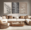 Minimalist Botanical Wall Art Canvas Print, Framed and Ready