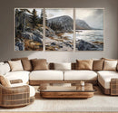 Serene Coastal View of Acadia National Park - Stunning