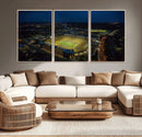 Michigan Stadium Night Game Wall Art – Sports Arena Aerial by MyGreatCanvas | Canvas Wall Art Prints | Photo Prints & Wall Decor
