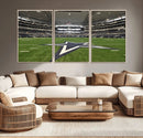 Dallas Cowboys Football Team Print - Arlington AT&T Stadium by MyGreatCanvas | Canvas Wall Art Prints | Photo Prints & Wall Decor