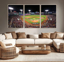 Fenway Park Wall Art Canvas Print | Large Baseball Stadium