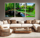 Augusta National Golf Club Wall Art - Panoramic Bridge & by MyGreatCanvas | Canvas Wall Art Prints | Photo Prints & Wall Decor