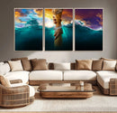 God Hand Wall Art Canvas Print