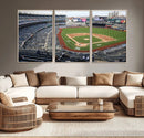 New York Yankees Baseball Team Print - Yankee Stadium Wall