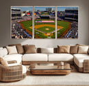 Yankee Stadium New York Wall Art Print | 3-Panel Canvas